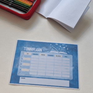 lamineeritud tunniplaan